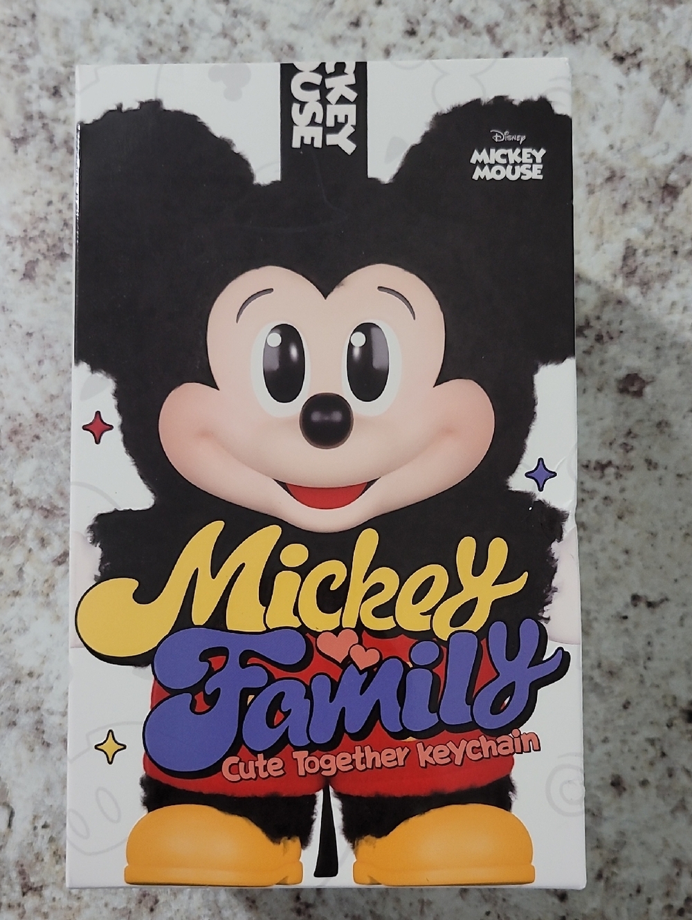 Disney Mickey Mouse Plush Keychain Yellow Black Red Purple